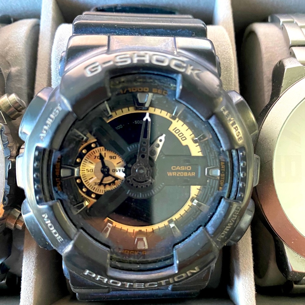 Casio G-Shock Black and Gold